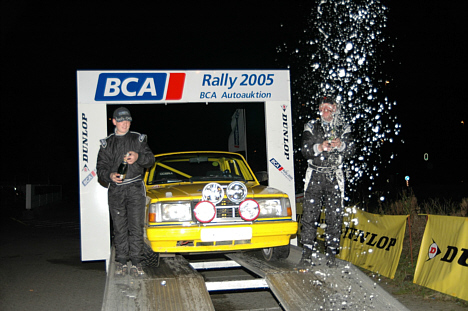 Yngste medaljetager ved BCA Rally 2005 var blot 15-årige Mick Fraas, der vandt Rally 2-mesterskabet i klasse 6 sammen med farmand Johannes Fraas.
